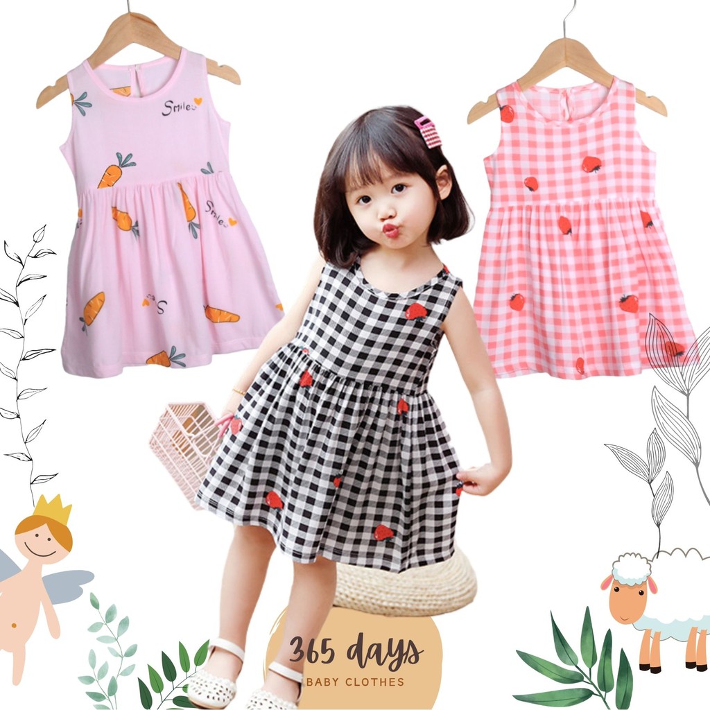 HARGA GROSIR !!! Dress Baby Cewe Import Bahan Premium