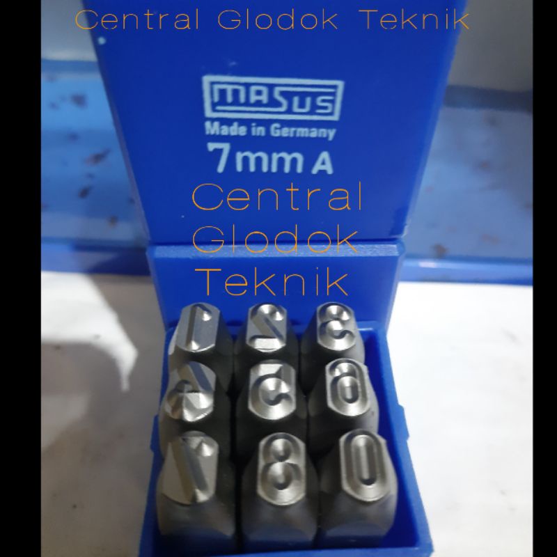 

MASUS Germany Angka Ketok 7 mm Stamp Punch Figure 0-9