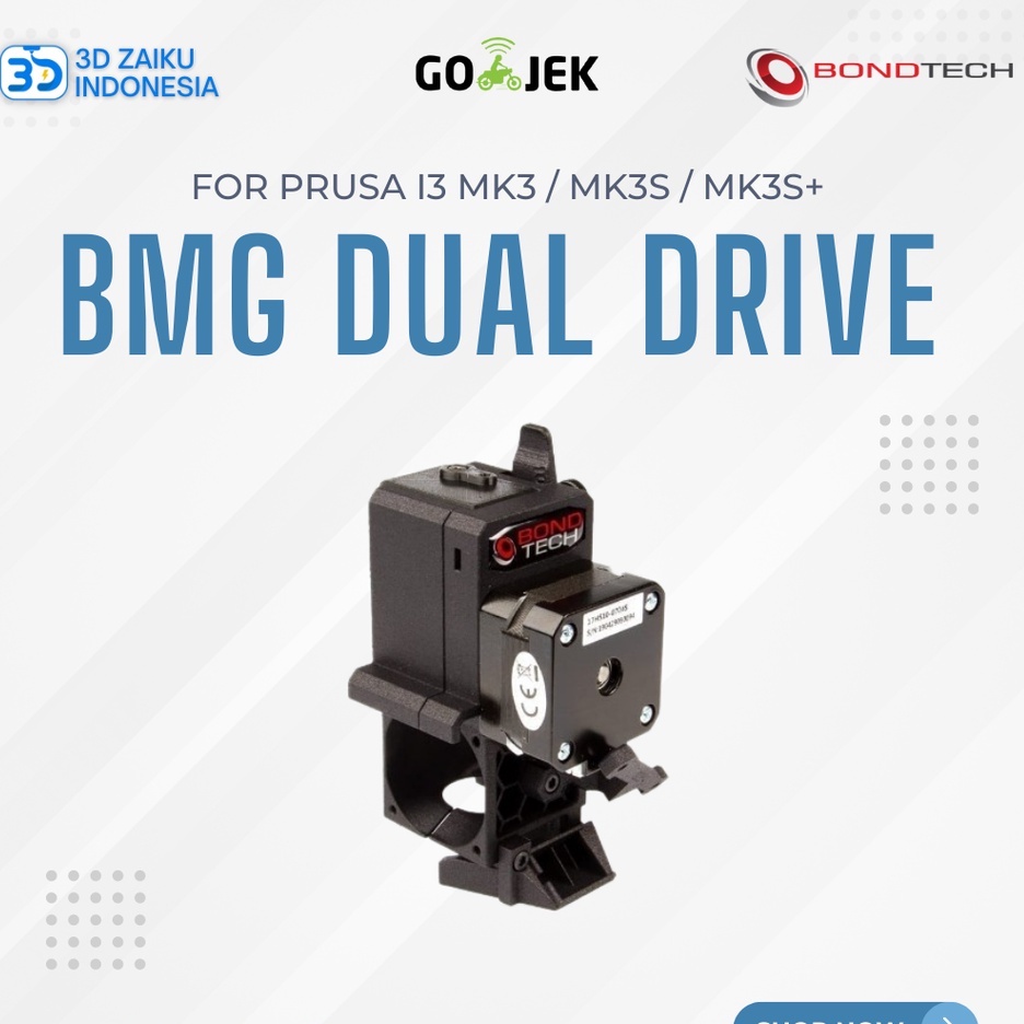 Original Bondtech BMG Dual Drive Extruder for Original Prusa i3 Series