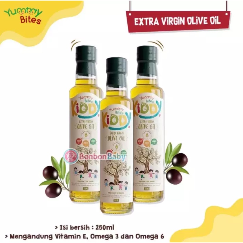 Yummy Bites EVOO Olive Oil Extra Virgin Kiddy HALAL | Minyak MPASI