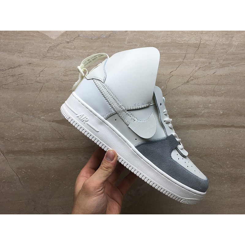 nike air force 1 grey high top