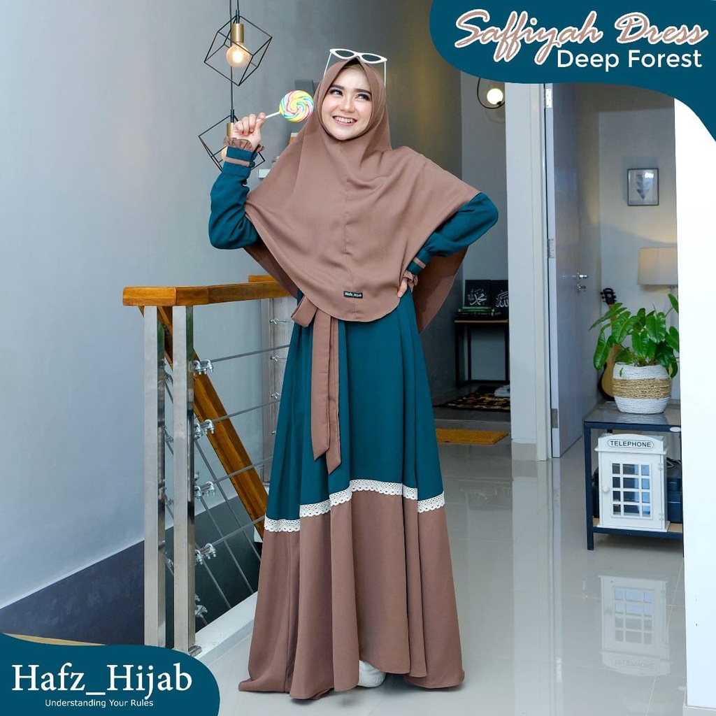 saffiyah dress by hafz hijab/ gamis set/ gamis muslim