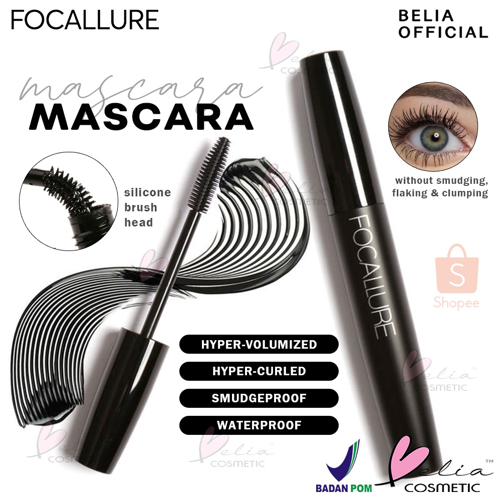 ❤ BELIA ❤ FOCALLURE Mascara Volumezing Waterproof FA11 | Lasting Waterproof Curly Mascara Makeup | BPOM