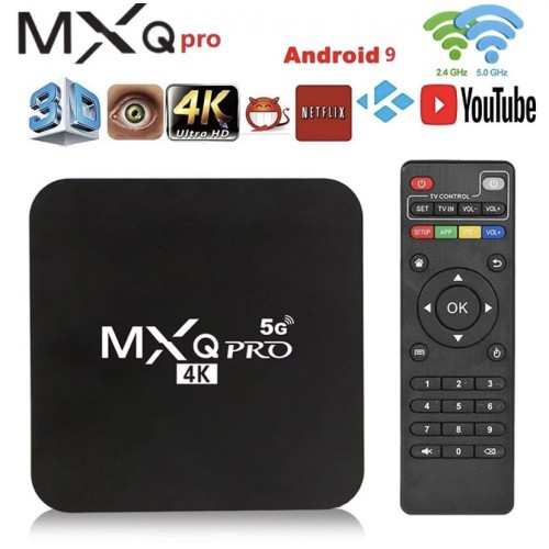 TV SMART SAMA DEPAN ) ANDROID TV BOX MX9 4K 4G UHD 4K SMART TV BOX 10.1 2GB + 16GB EU ORI