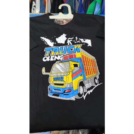 Kaos truck oleng / driver muda / Family truck katun