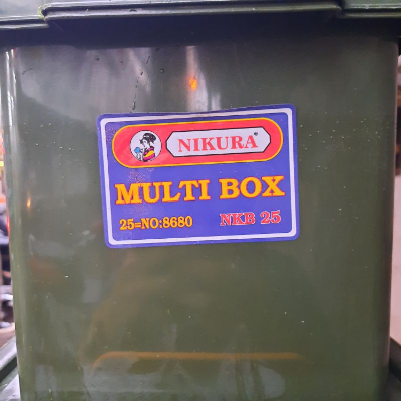 Container Box 15 Liter Nikura 8680 Kotak Kontainer CB 15 Box Nikura Multi Box NKB 25