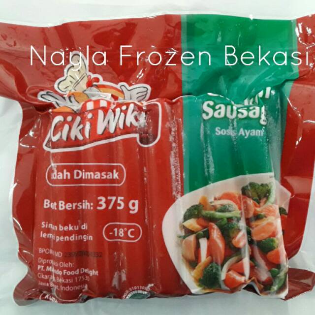 

Ciki Wiki Sosis 375 gr