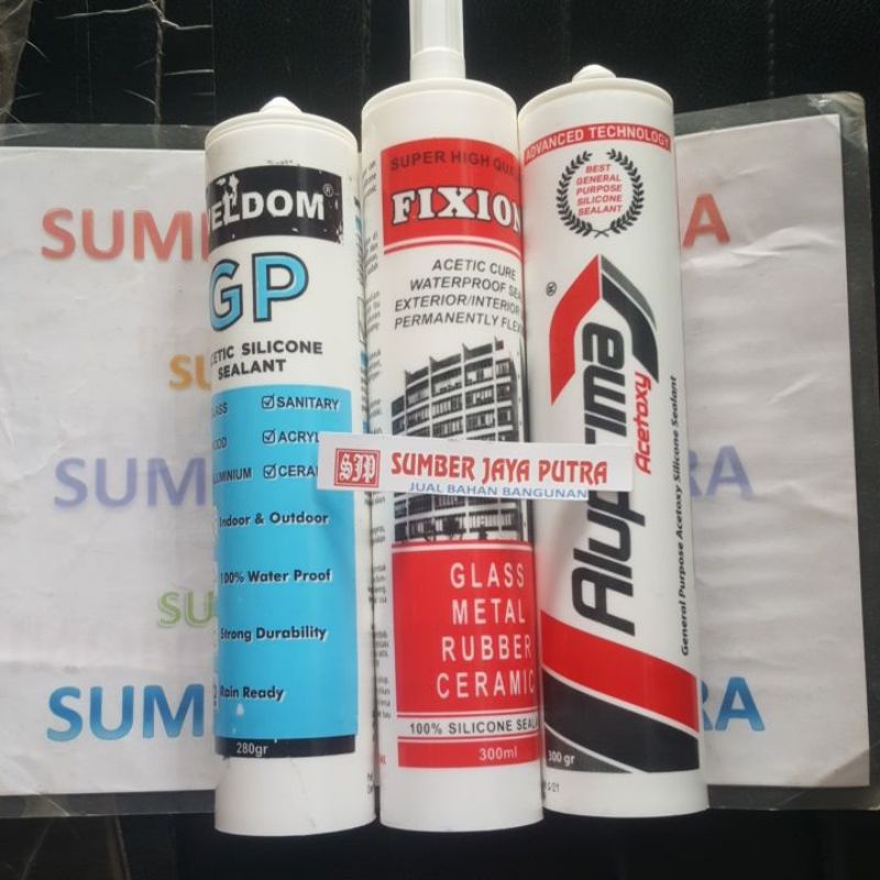 

Lem Sealent Lem Kaca lem botol silicon sealant asem dan netral