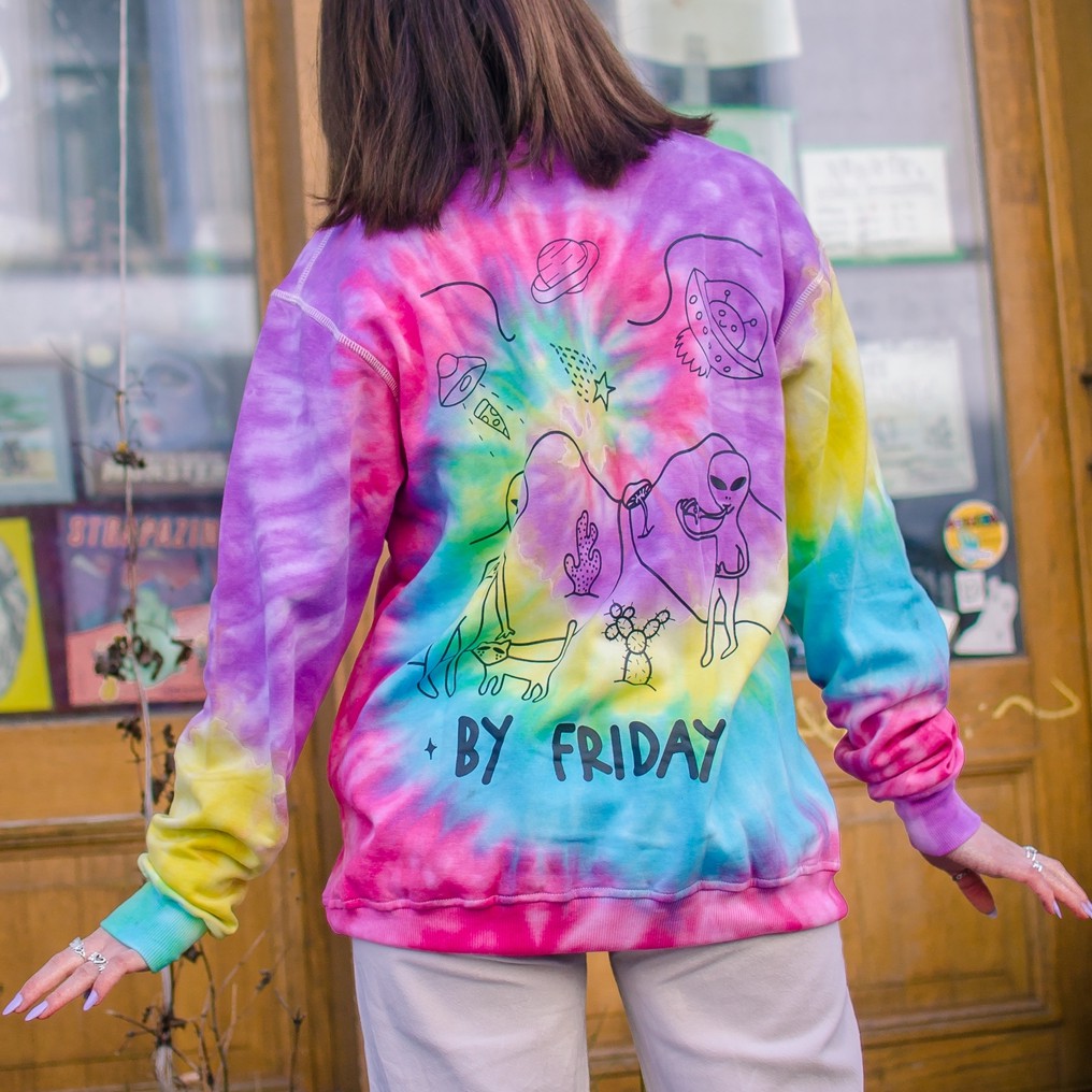 Ali3n Tie Dye Crewneck