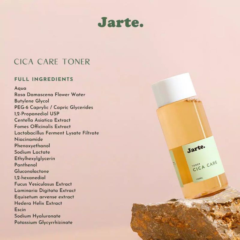 Jarte Cica Care  Jarte Cica Gentle Wash - Jarte Cica Toner - Jarte Cica Ampoule -  Jarte Cica Cream