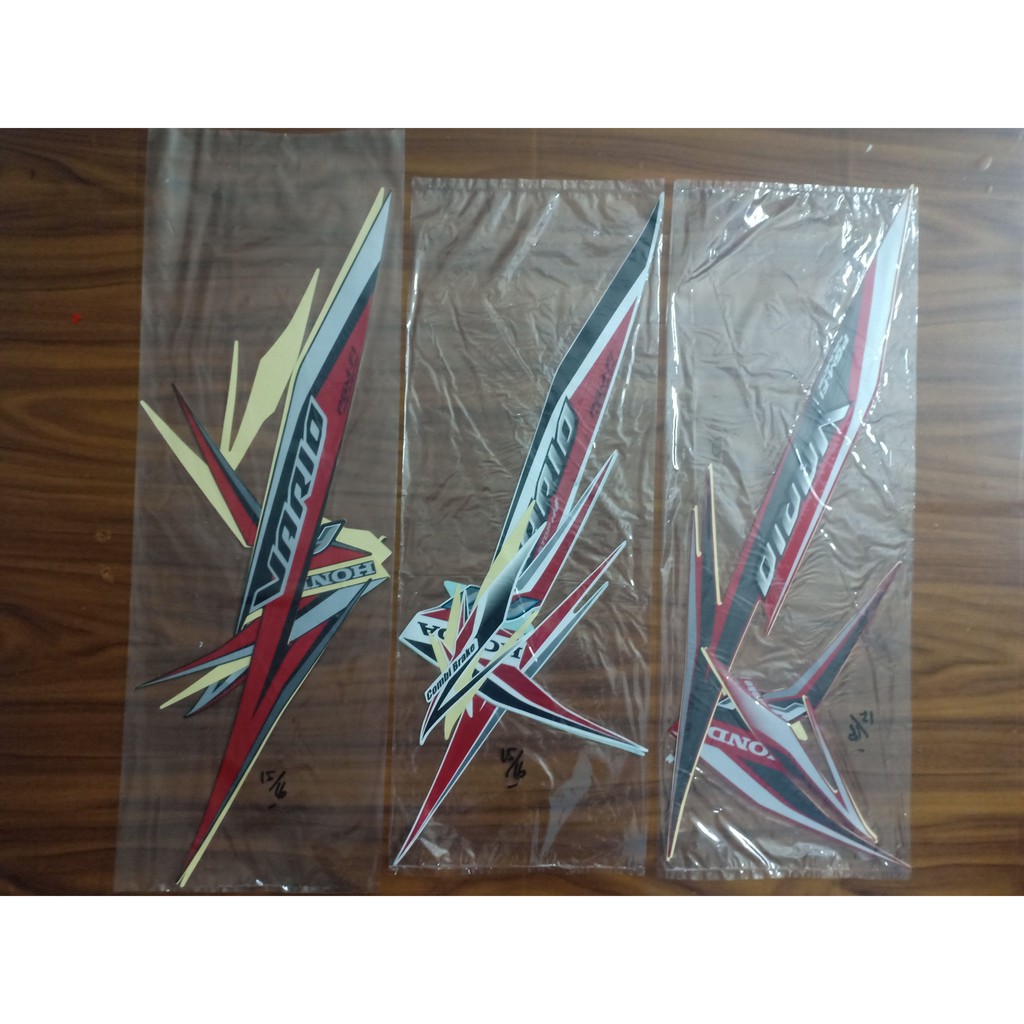 Sticker striping Honda Vario 110 fi 2015 2016