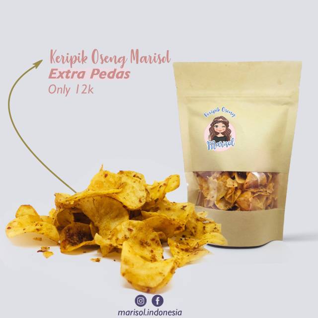 

Kripik Oseng Marisol Extra Pedas