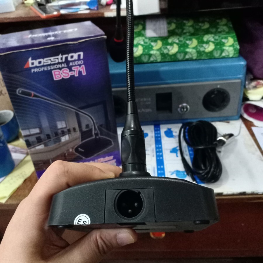 Mic Microphone Meja Bosstron BS-71 Mic Microphone Meja Rapat Mic Kabel