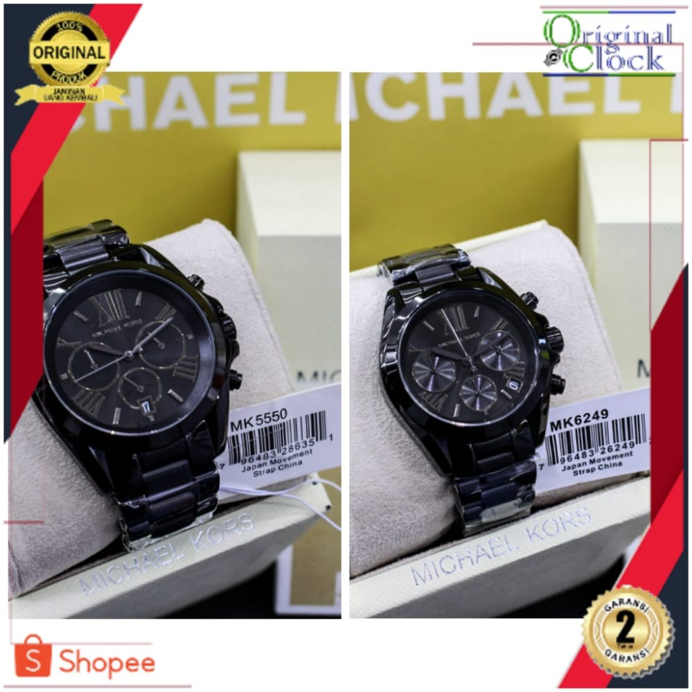 JAM TANGAN PRIA WANITA | RANTAI | KULIT | KARET | MURAH | COUPLE M1CHA3L K0RS RADSHAW [MK 5550 MK 62