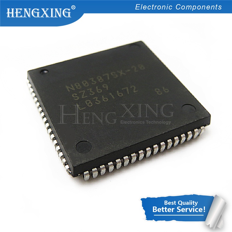 10pcs Ic N80387SX-25 387SX VECANA01 PLCC-68