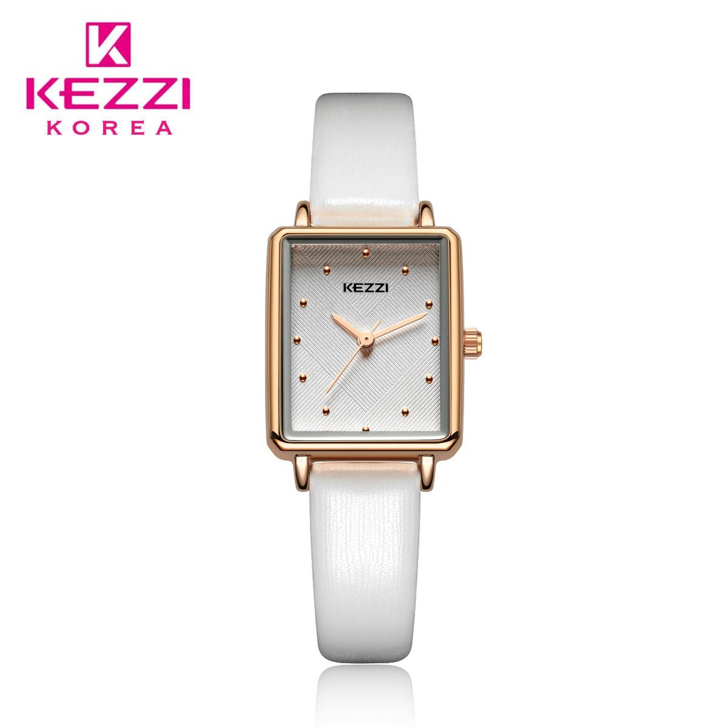 Kezzi Korea 1932 Putih - Jam Tangan Fashion Wanita - Model Analog