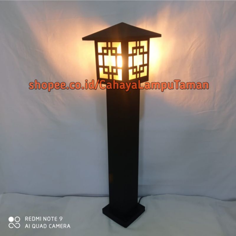 Lampu Taman Minimalis Outdoor/Lampu Taman Tiang Pagar Tinggi 75cm