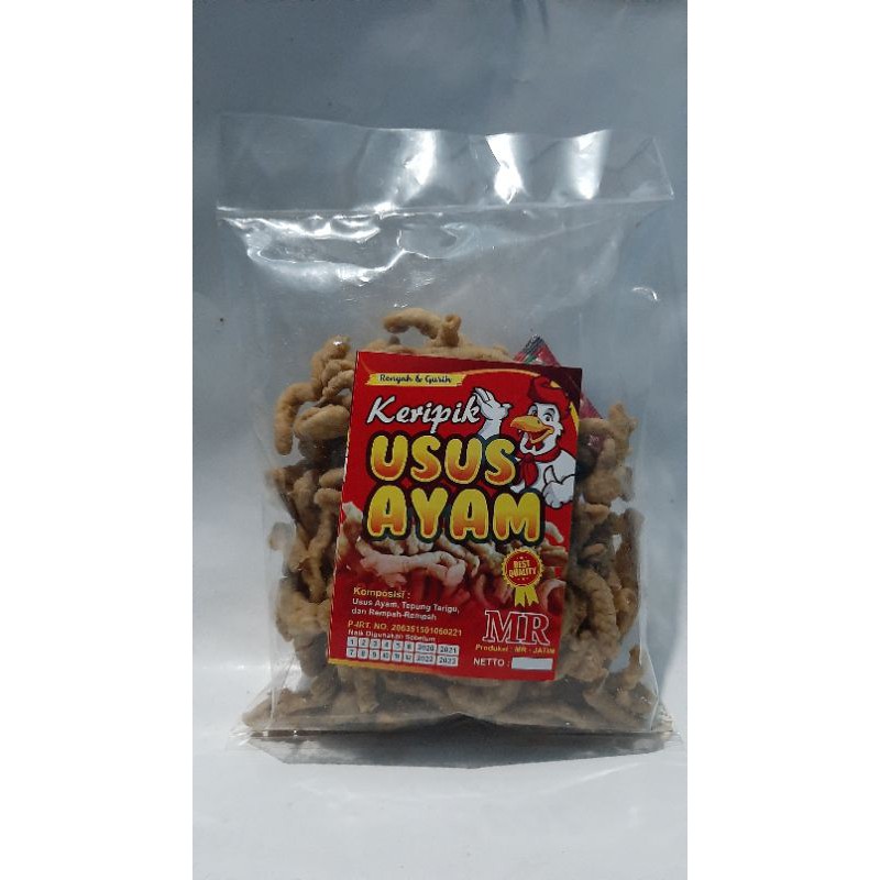 

keripik usus ayam MR