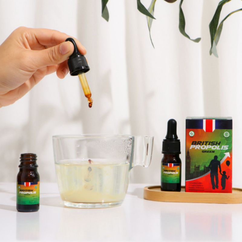 BRITISH PROPOLIS ORIGINAL IPPHO SANTOSO - TERBAIK, MURAH, ASLI, PENUH KHASIAT & MANFAAT (GREEN)