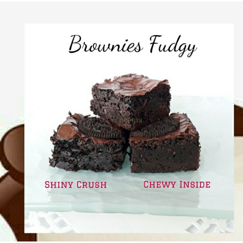 

PREMIUM FUDGY BROWNIES DOUBLE COKLAT CLASSIC MIX TOPPING SURABAYA