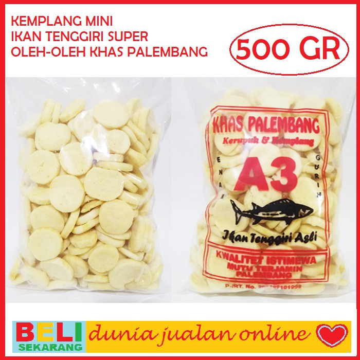 Jual Kemplang Ikan Tenggiri Super Mini Kerupuk Mini Super 500gr Oleh