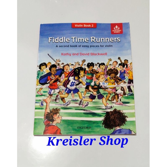 Fiddle time Runners Buku biola Buku Violin import with downloadable resources