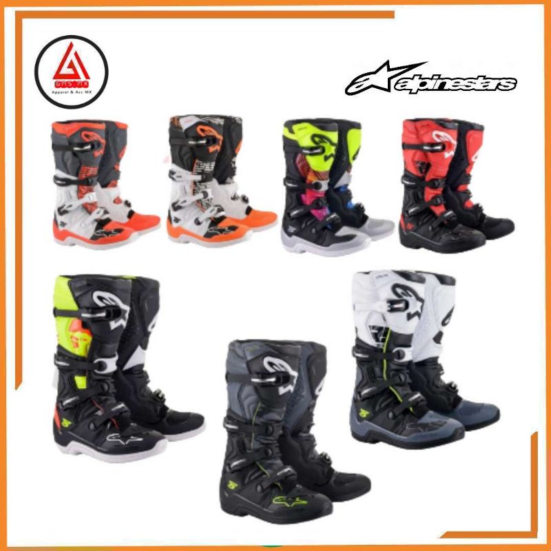 BOOTS ALPINESTARS TECH 5, SEPATU ALPINESTARS TECH 5, SEPATU TRAIL, SEPATU MOTOCROSS
