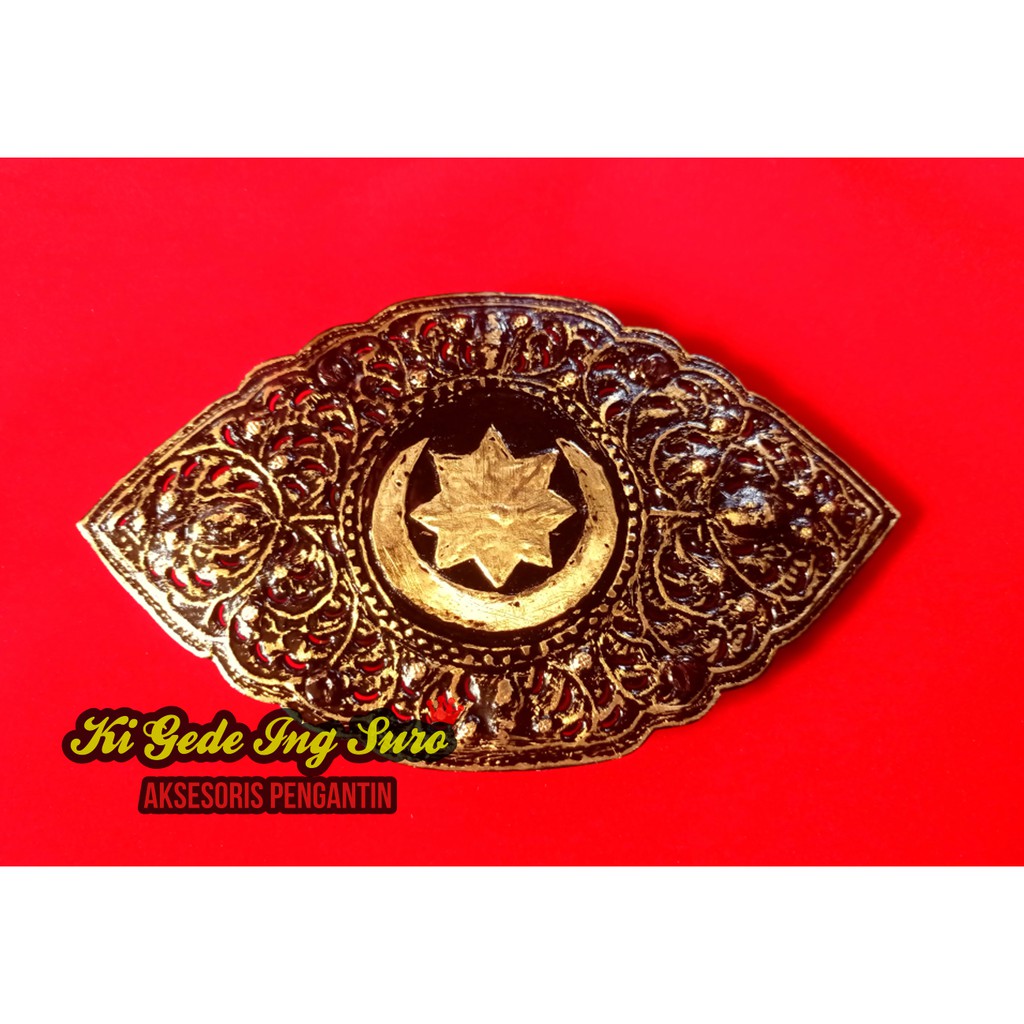 Kepala Pending Melayu/ Ikat Pinggang Kain/ Sabuk Bengkong Pengantin Tari Badong Timang Sumatera Jawa