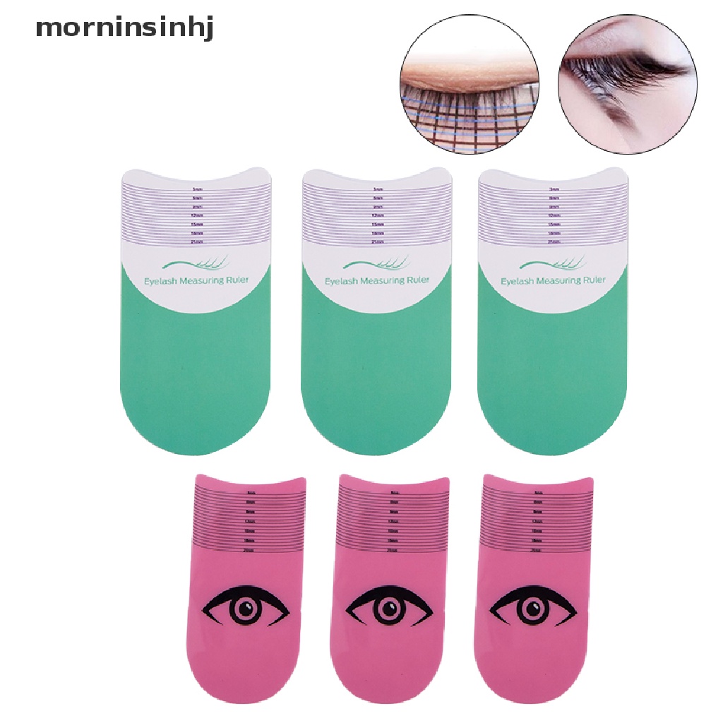 Mornin 3pcs / Set Penggaris Cetakan Alis Untuk Wanita