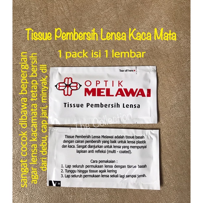 emkwe02 Tr0017 Tissue Pembersih Lensa Kacamata Glasses Cleaning Tisu Melawai F010Rf