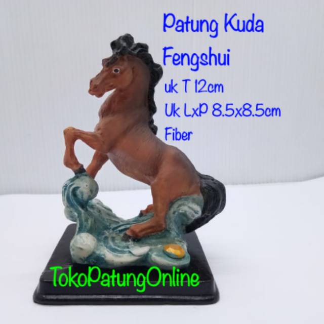 Patung Kuda Shio Pajangan Fenshui New