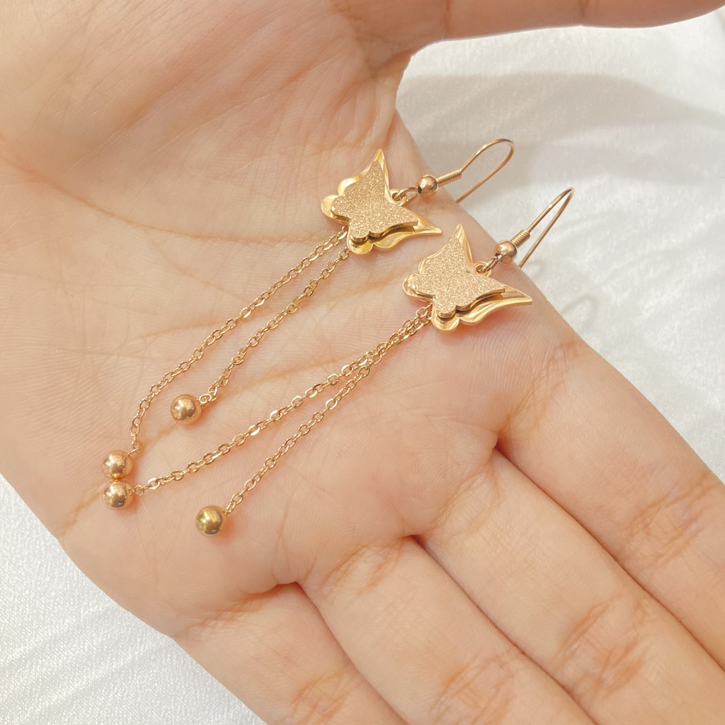 Anting Jurai Titanium Wanita Anti Karat Korean Style Perhiasan Fashion