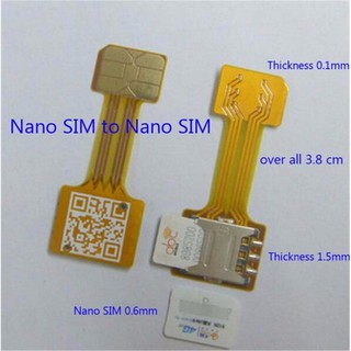 Dual Sim Card + Micro SD Converter - Hybrid Dual SIM