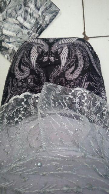 Batik Couple Brokat Tile Mutiara Annabel 136