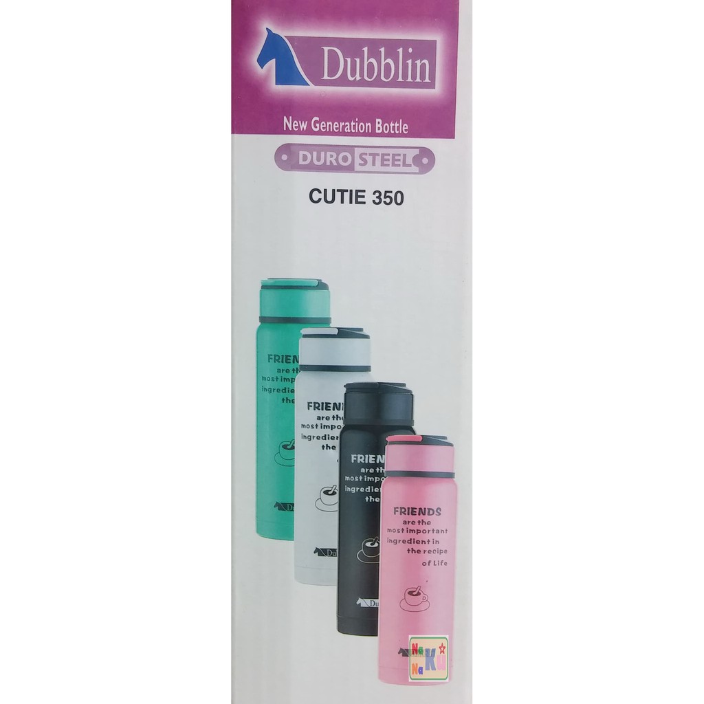 [Promo] Termos Dubblin Cutie 350ml   Stainless   utk Air Panas   Dingin