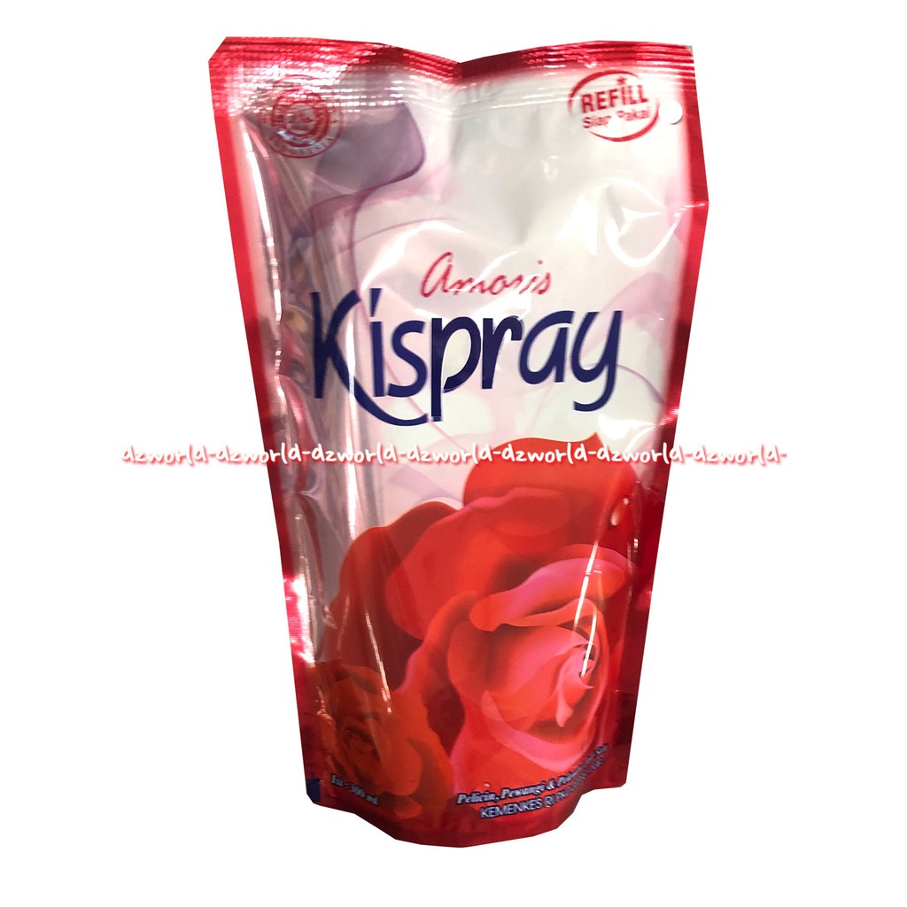 Kispray All Varian Pelicin Pelembut Pewangi Pakaian 300ml Jadi Satu Refil Kemasan Isi Ulang Krispay