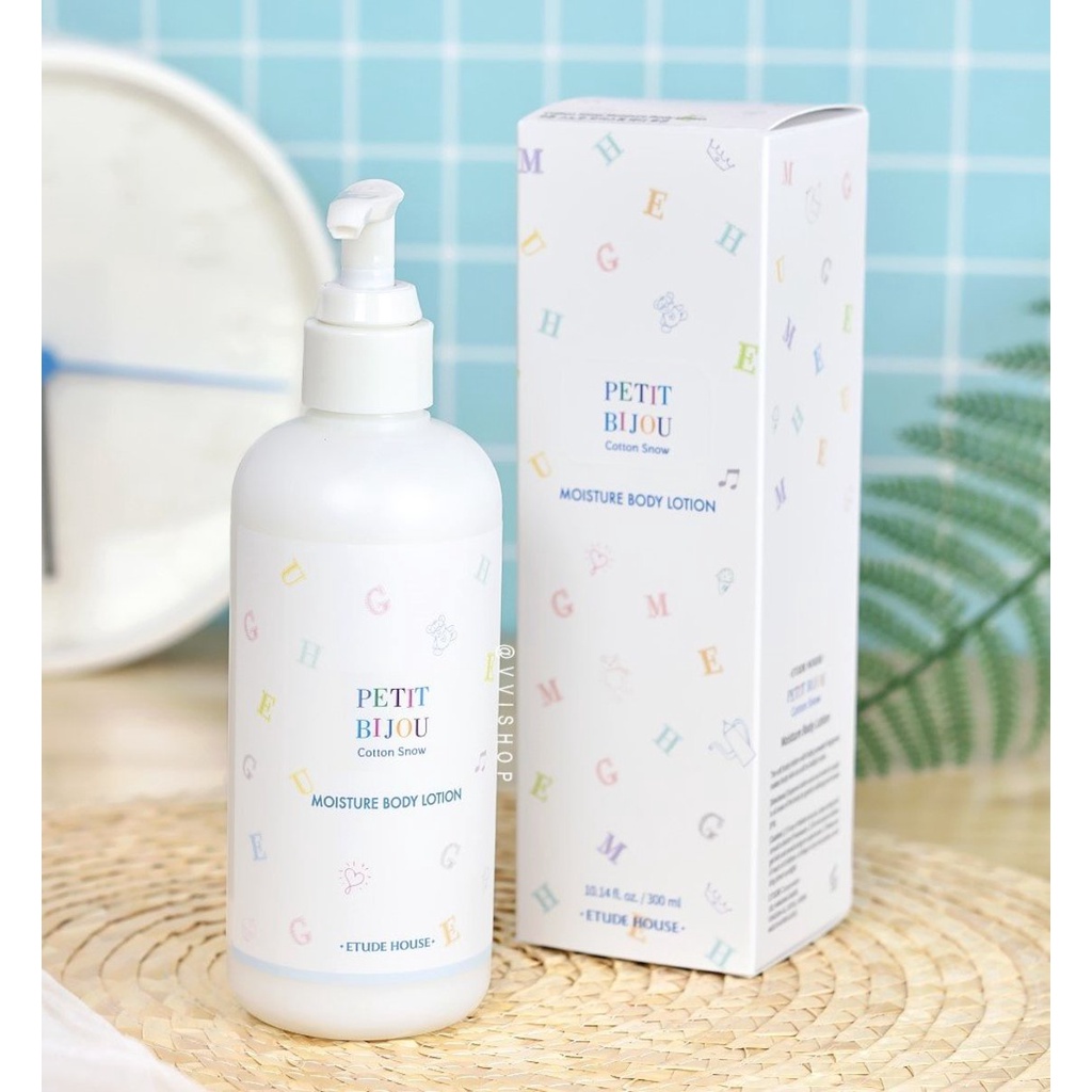 ETUDE HOUSE Petit Bijou Cotton Snow Moisture Body Lotion 300ml