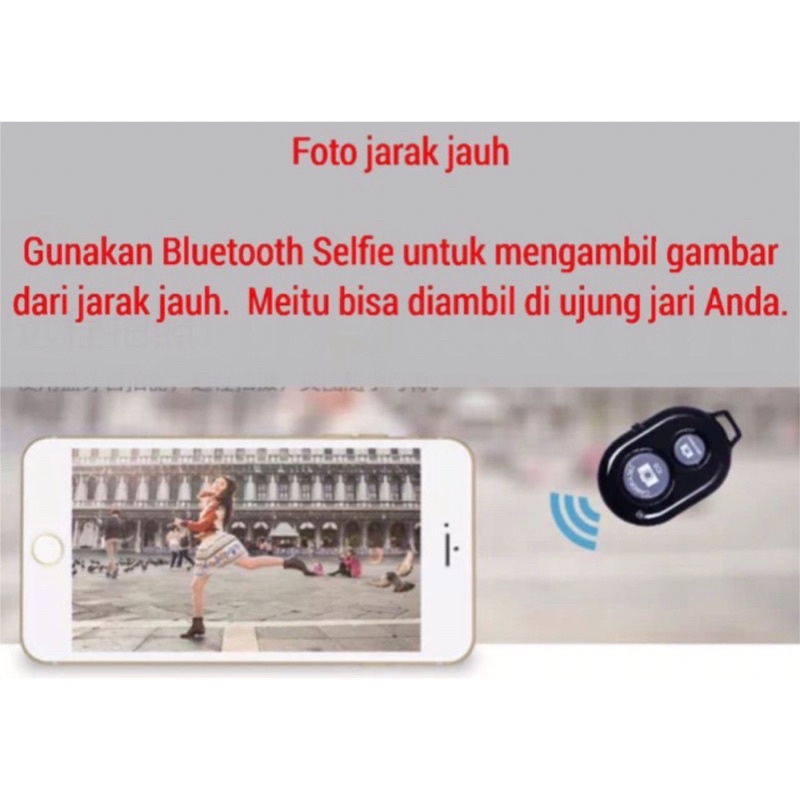 Remote Bluetooth Camera dan Handphone Buat Selfie Jarak Jauh