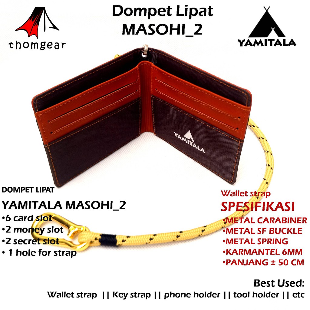 Thomgear Yamitala Dompet Lipat Masohi 2 Original