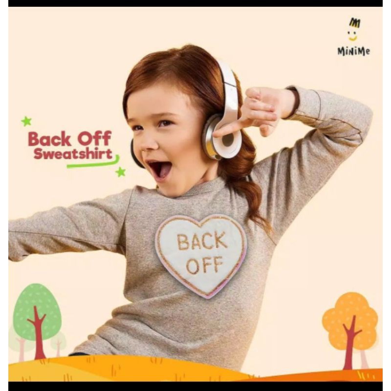 Ivan Gunawan & Rossa Fashion Minimekidz Sweater Shirt Back Off Coklat Muda