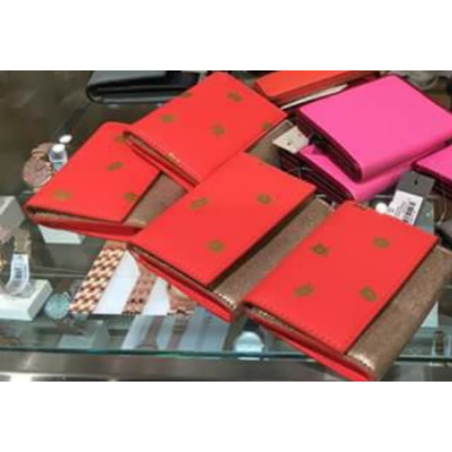 Fossil Bifold Wallet Gold