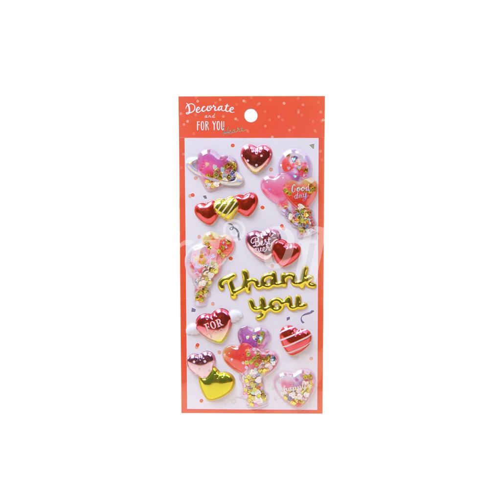 Shifra Sticker Timbul Gambar Balloon Car Diamond Colorful 4 Size