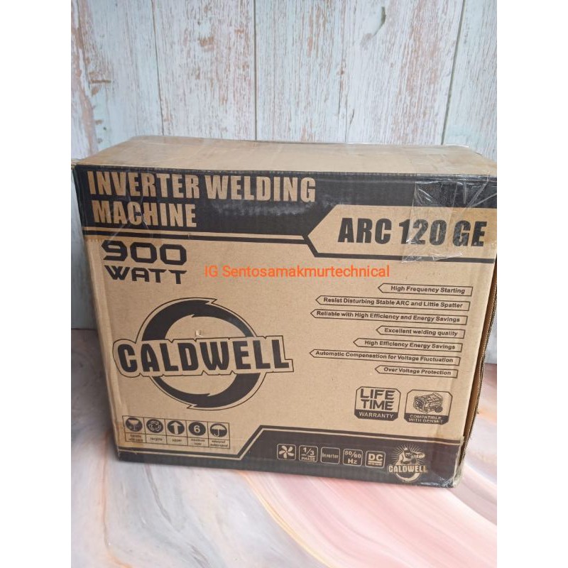 CALDWELL ARC 120 GE Inverter Mesin Trafo Las Welding Machine Digital 900 Watt