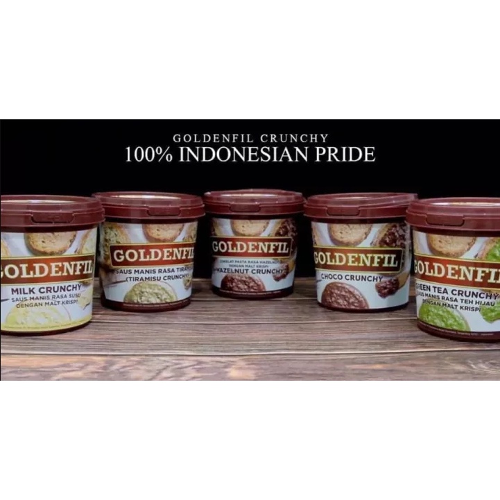 

GOLDENFIL 1kg / Selai Goldenfil Olesan Toping Roti LENGKAP!!