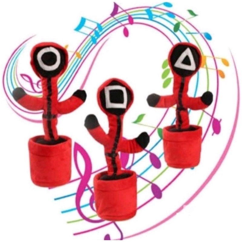 Mainan Kaktus Joget Squid Game