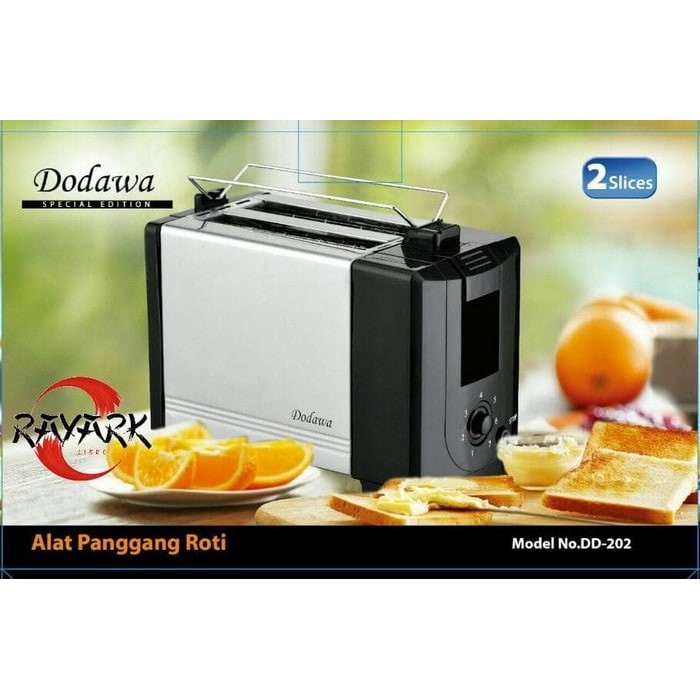 DODAWA DD-202 Pop Up Toaster / Alat Pemanggang Pembakar Pemanggang Bikin Roti Bakar Sandwich Maker