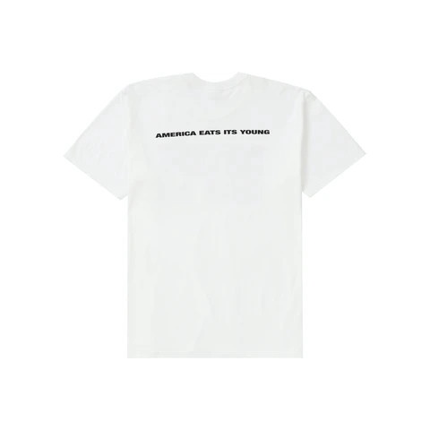 Spreme FW21 AmeRicky Is Clownan Eats Its Young Tee - White 100% Authentic