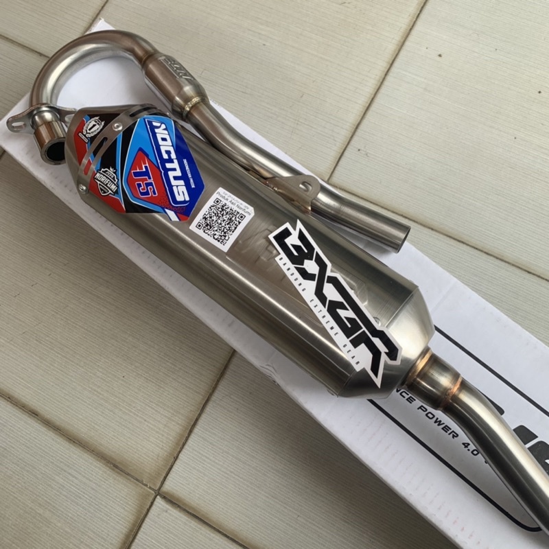 KNALPOT NOCTUS T5 STAINLESS KAWASAKI KLX DTRACKER TERBARU
