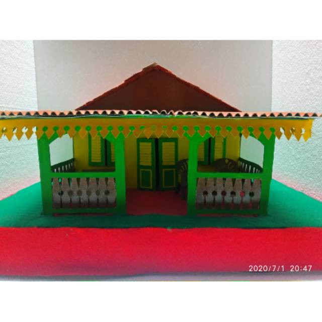 Miniatur Rumah Adat Betawi / Rumah Tradisional