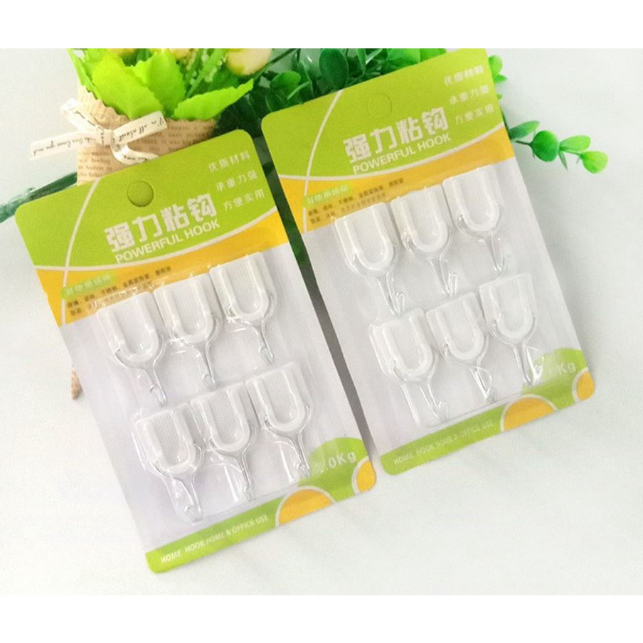 Gantungan Baju Dinding Gantungan Hook Baju Tempel Dinding Pintu 1 set